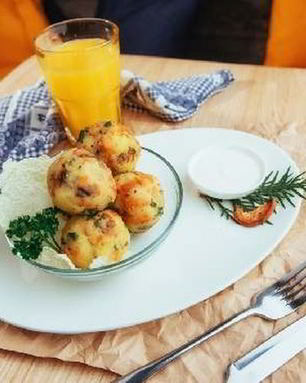 Цветные овощные фрикадельки