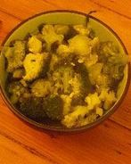 Гарнир из брокколи с чесноком