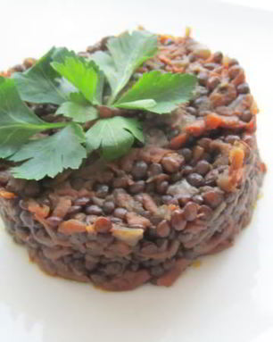 Чечевица с овощами