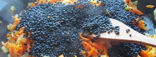 чечевица с овощами. Шаг 3