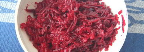 чечевица со свеклой и шпинатом. Шаг 7