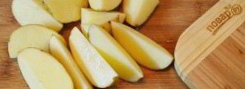 деревенский картофель под сырным соусом. Шаг 4