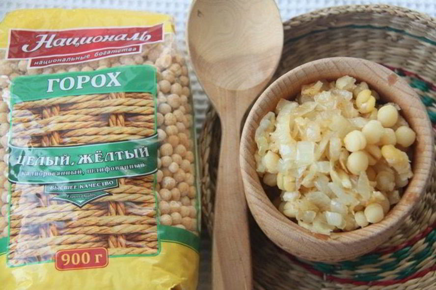 Рецепт горошницы с тушеными кореньями