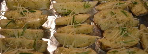 картофель дольками с пармезаном и розмарином. Шаг 3