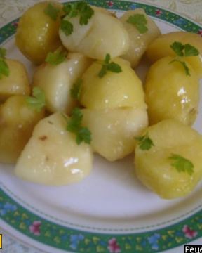 Картофель обжаренный с сахаром по-датски