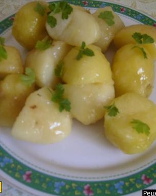 Картофель обжаренный с сахаром по-датски