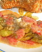 Картофель с овощами