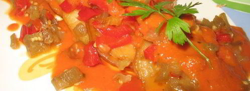 картофель с овощами. Шаг 9