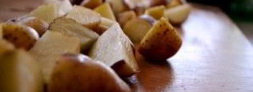 картофель со свининой и сыром в духовке. Шаг 3