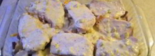 картофель со свининой и сыром в духовке. Шаг 9