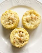 Картофельные гнезда с курицей в духовке
