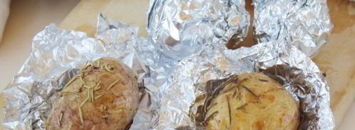 картошка в мундире в фольге в духовке. Шаг 7