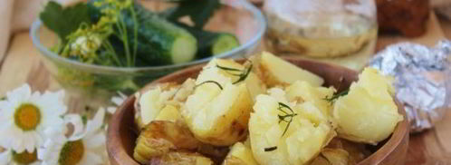 картошка в мундире в фольге в духовке. Шаг 9