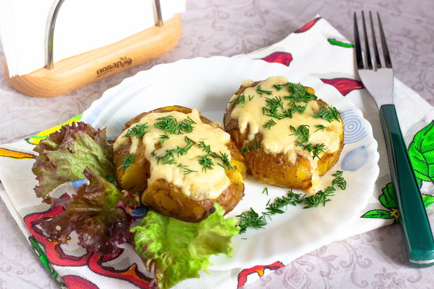 Рецепт молодого картофеля по-португальски в горчичной заправке