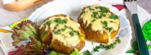 молодой картофель по-португальски в горчичной заправке. Шаг 7