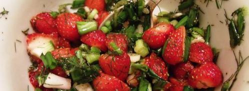 молодой картофель с клубничной сальсой. Шаг 9