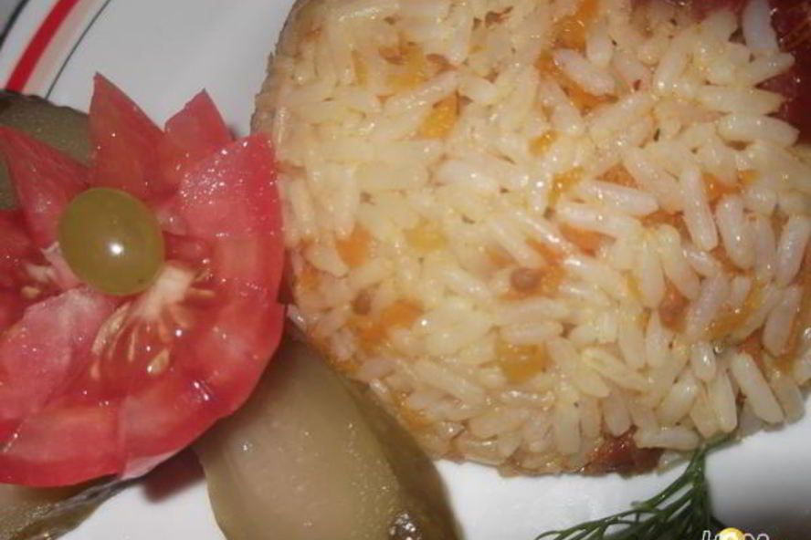 Рецепт острого риса с вялеными помидорами