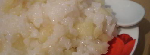 рис с яблоками шарлотка. Шаг 6