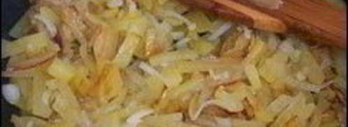 жареная картошка с луком. Шаг 7