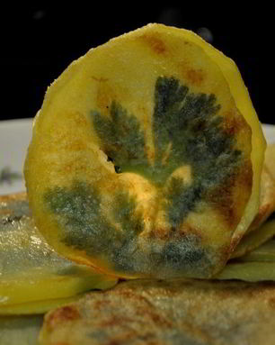 Жареный картофель с петрушкой