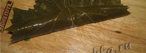 долма из виноградных листьев в мультиварке. Шаг 6