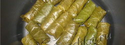 долма из виноградных листьев в мультиварке. Шаг 8