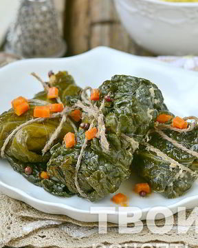 Голубцы из капусты с семгой