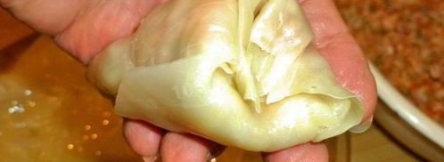 голубцы с капустой и фаршем в духовке. Шаг 19