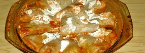 голубцы с капустой и фаршем в духовке. Шаг 25