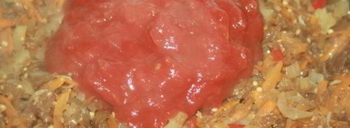 голубцы с мраморной говядиной во вкуснейшем сметанно-овощном соусе. Шаг 11