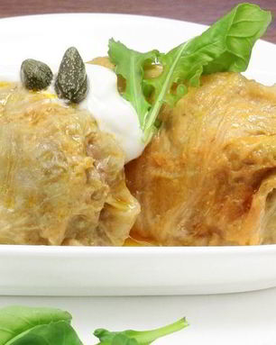 Голубцы, тушенные в сметане