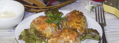 ленивые голубцы в духовке в сметанном соусе. Шаг 18