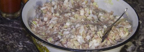 ленивые голубцы в духовке в сметанном соусе. Шаг 11