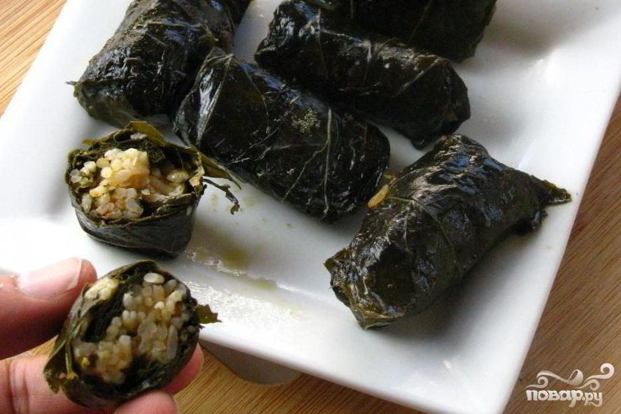 Рецепт вегетарианской долмы