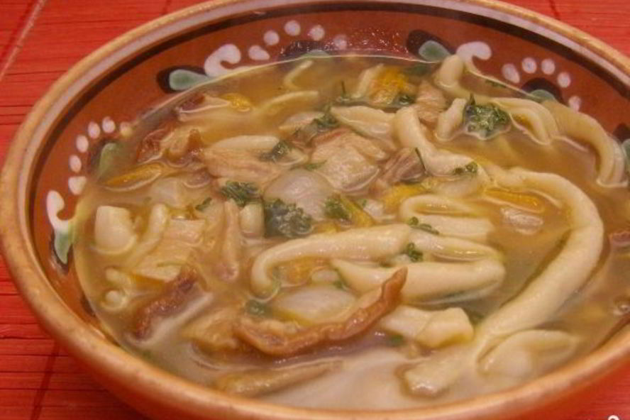 Рецепт грибной лапши из сушеных грибов