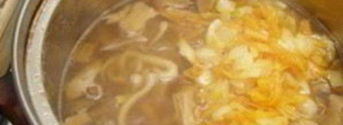 грибная лапша из сушеных грибов. Шаг 9