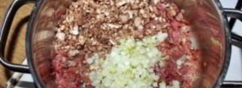 фаршированные шампиньоны в сметане. Шаг 7