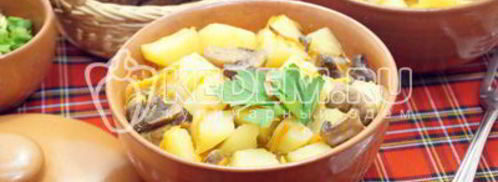 горшочки с грибами в духовке. Шаг 9