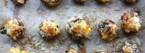 грибы, фаршированные беконом. Шаг 8