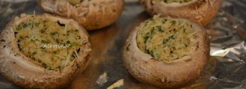 грибы с начинкой. Шаг 4