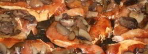 грибы со свининой в духовке. Шаг 6