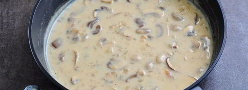 грибы в сметанном соусе. Шаг 11