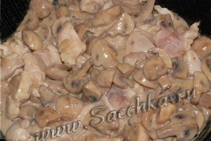 Рецепт грибов в сыре