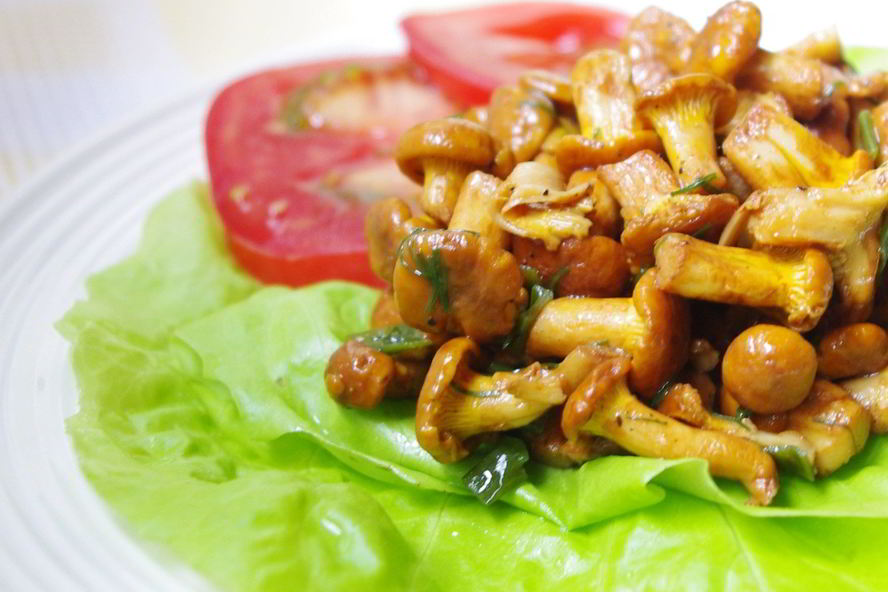 Рецепт лисичек, запеченных в фольге