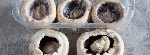 шампиньоны, фаршированные креветками. Шаг 4