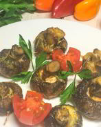 Шампиньоны в духовке целиком