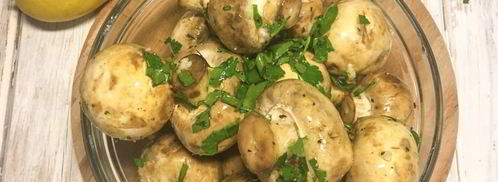 шампиньоны в духовке целиком. Шаг 4