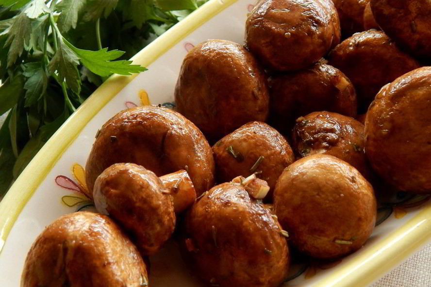 Рецепт шампиньонов в духовке