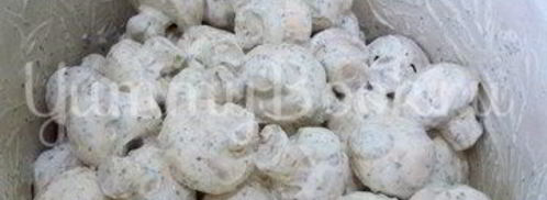 шампиньоны, запеченные на костре. Шаг 3