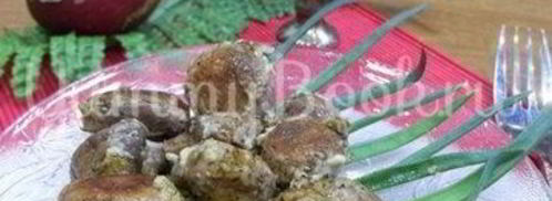 шампиньоны, запеченные на костре. Шаг 7